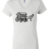 Women's Short Sleeve V-Neck T-Shirt Thumbnail