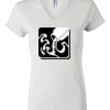 Women's Short Sleeve V-Neck T-Shirt Thumbnail