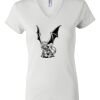 Women's Short Sleeve V-Neck T-Shirt Thumbnail