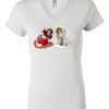 Women's Short Sleeve V-Neck T-Shirt Thumbnail