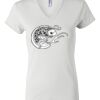 Women's Short Sleeve V-Neck T-Shirt Thumbnail