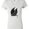 Women's Short Sleeve V-Neck T-Shirt Thumbnail