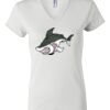 Women's Short Sleeve V-Neck T-Shirt Thumbnail