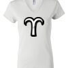 Women's Short Sleeve V-Neck T-Shirt Thumbnail