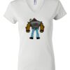Women's Short Sleeve V-Neck T-Shirt Thumbnail