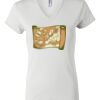 Women's Short Sleeve V-Neck T-Shirt Thumbnail