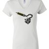 Women's Short Sleeve V-Neck T-Shirt Thumbnail
