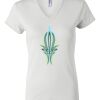 Women's Short Sleeve V-Neck T-Shirt Thumbnail