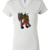 Women's Short Sleeve V-Neck T-Shirt Thumbnail