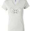 Women's Short Sleeve V-Neck T-Shirt Thumbnail