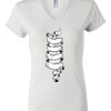 Women's Short Sleeve V-Neck T-Shirt Thumbnail