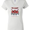 Women's Short Sleeve V-Neck T-Shirt Thumbnail