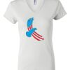 Women's Short Sleeve V-Neck T-Shirt Thumbnail