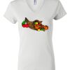 Women's Short Sleeve V-Neck T-Shirt Thumbnail