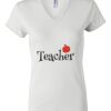 Women's Short Sleeve V-Neck T-Shirt Thumbnail