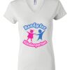 Women's Short Sleeve V-Neck T-Shirt Thumbnail