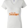 Women's Short Sleeve V-Neck T-Shirt Thumbnail
