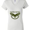 Women's Short Sleeve V-Neck T-Shirt Thumbnail