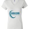 Women's Short Sleeve V-Neck T-Shirt Thumbnail