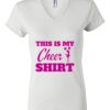 Women's Short Sleeve V-Neck T-Shirt Thumbnail