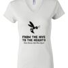 Women's Short Sleeve V-Neck T-Shirt Thumbnail