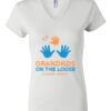 Women's Short Sleeve V-Neck T-Shirt Thumbnail