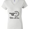 Women's Short Sleeve V-Neck T-Shirt Thumbnail
