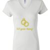 Women's Short Sleeve V-Neck T-Shirt Thumbnail