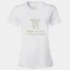 Women's Lightweight Ringspun T-Shirt Thumbnail